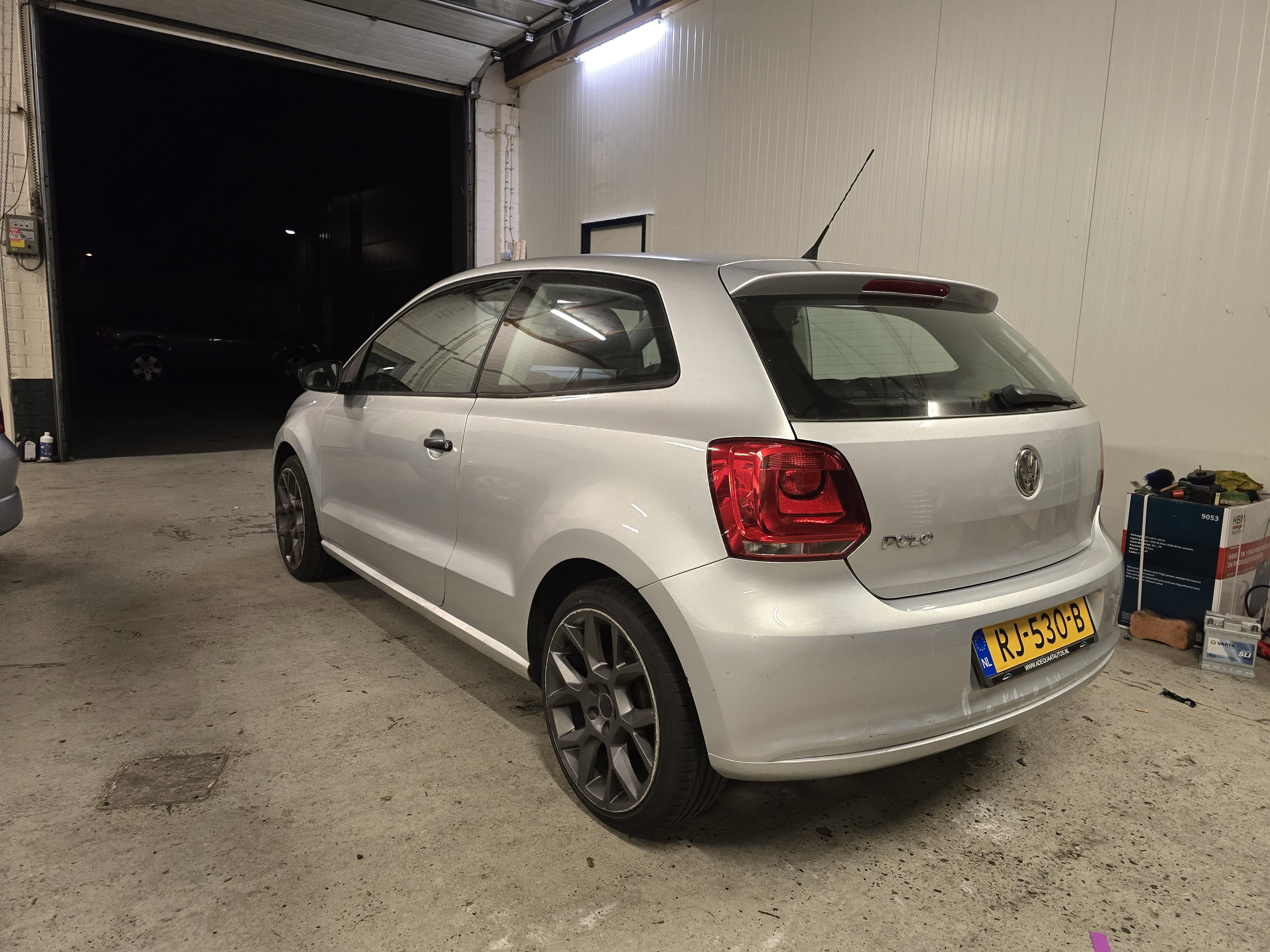 Originele parkeerplaats-foto van occasion